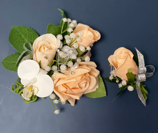 corsage and  boutonniere